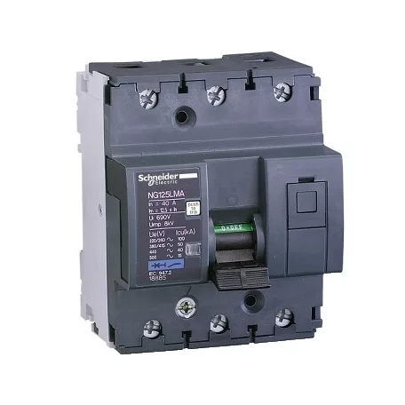 Schneider 18886 NG125L kismegszakító, 3P, MA, 63A