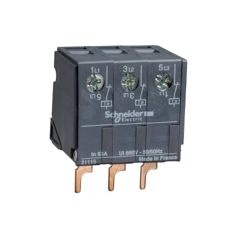Schneider 21115 P25M zárlatkorlátozó egység, 3P, 100kA
