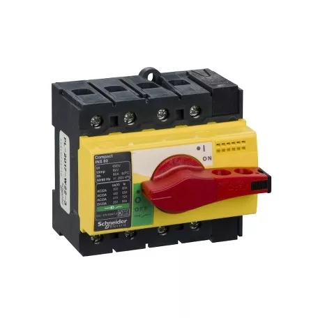 Schneider 28921 Interpact INS 80 4P piros kapcsoló kar