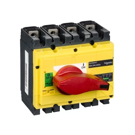 Schneider 31123 Interpact INS200 4P, piros k.kar,s.h.lap
