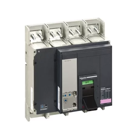 Schneider 33463 NS 630b N 4P fix kézi vezérlésű készülék mellső csatlakozás Micrologic 2.1