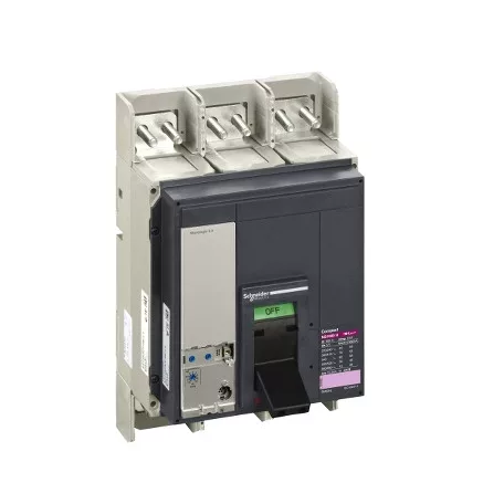 Schneider 33473 NS 1000 H 3P fix kézi vezérlésű készülék mellső csatlakozás Micrologic 2.1