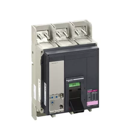Schneider 33479 NS 1250 H 3P fix kézi vezérlésű készülék mellső csatlakozás Micrologic 2.1