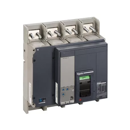 Schneider 33484 NS 1600 N 4P fix kézi vezérlésű készülék mellső csatlakozás Micrologic 2.1