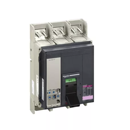 Schneider 33547 NS 630b H 3P fix kézi vezérlésű készülék mellső csatlakozás Micrologic 5.1