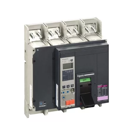 Schneider 34407 NS 800 H 4P fix kézi vezérlésű készülék mellső csatlakozás Micrologic 2.0E