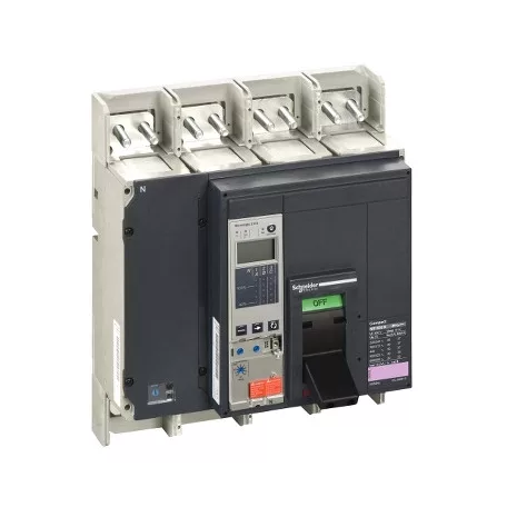 Schneider 34418 NS 1600 N 4P fix kézi vezérlésű készülék mellső csatlakozás Micrologic 2.0E