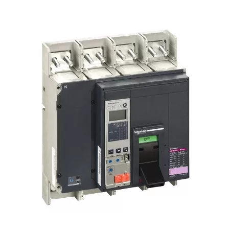 Schneider 34419 NS 1600 H 4P fix kézi vezérlésű készülék mellső csatlakozás Micrologic 2.0E
