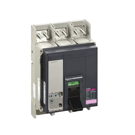 Schneider 34437 NS 1600 H 3P fix kézi vezérlésű készülék mellső csatlakozás Micrologic 5.0E