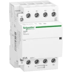   Schneider A9C22763 ACTI9 iCT63A kontaktor, 50Hz, 4NC, 3P+F, 220-240VAC