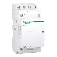 Schneider A9C40425 ACTI9 iCTK kontaktor, 25A, 4NO, 400VAC