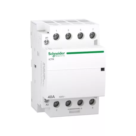 Schneider A9C40440 ACTI9 iCTK kontaktor, 40A, 4NO, 400VAC