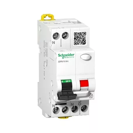 Schneider A9FDB610 ACTI9 iDPN N Arc ívzárlat figyelő relé, 1P-N, C, 10A