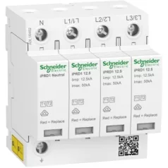   Schneider A9L16482 ACTI9 iPRD1 túlfeszültség-korlátozó, 12.5r, 3P-N