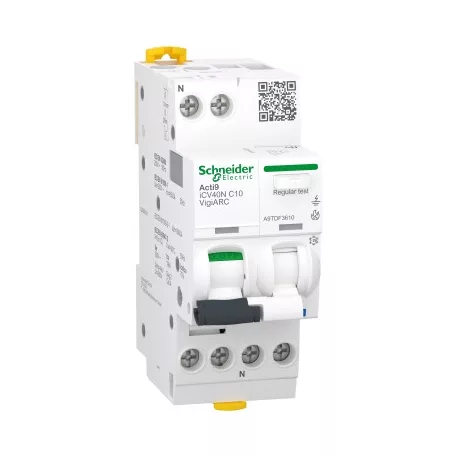 Schneider A9TDF3610 ACTI9 iCV40N VigiARC, A-SI osztály, 1P-N, C, 10A, 30mA