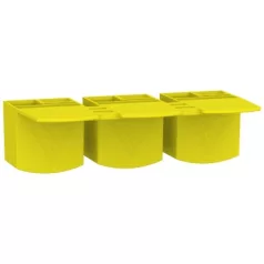   Schneider A9X21096 ACTI9 Takarósapka gyűjtősínhez, 3P (12db)