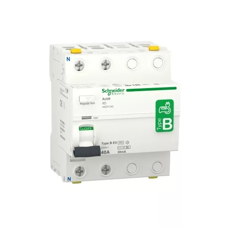 Schneider A9Z51240 ACTI9 iID EV áram-védőkapcsoló, B osztály, 2P, 40A, 30mA