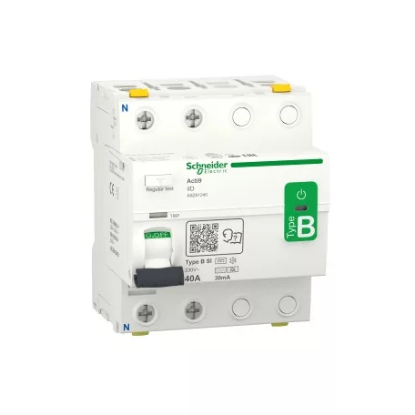Schneider A9Z61240 ACTI9 iID áram-védőkapcsoló, B-SI osztály, 2P, 40A, 30mA