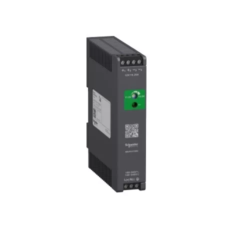 Schneider ABLS1A12062 Modicon Optimized tápegység, DIN sínre szerelhető, 1f, 12 VDC, 6,2 A, 75 W