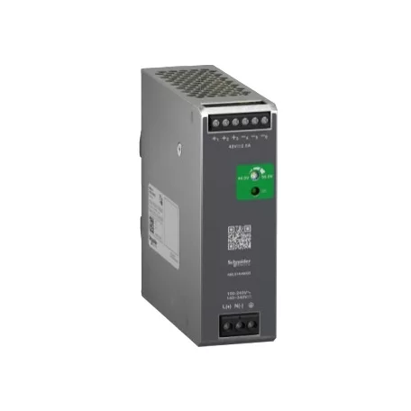 Schneider ABLS1A48025 Modicon Optimized tápegység, DIN sínre szerelhető, 1f, 48 VDC, 2,5 A, 120 W