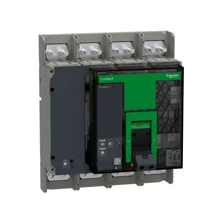 Schneider C100L350FM NS 1000 L 3P fix kézi vezérlésű készülék mellső csatlakozás Micrologic 5.1