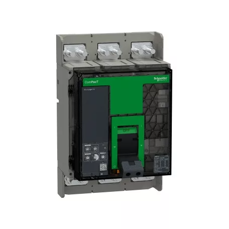 Schneider C100N320FM NS 1000 N 3P fix kézi vezérlésű készülék mellső csatlakozás Micrologic 2.1