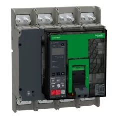   Schneider C160H45EFM NS 1600 H 4P fix kézi vezérlésű készülék mellső csatlakozás Micrologic 5.0E