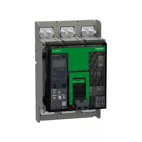 Schneider C160N32EFM NS 1600 N 3P fix kézi vezérlésű készülék mellső csatlakozás Micrologic 2.0E