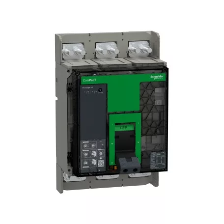 Schneider C160N420FM NS 1600 N 4P fix kézi vezérlésű készülék mellső csatlakozás Micrologic 2.1