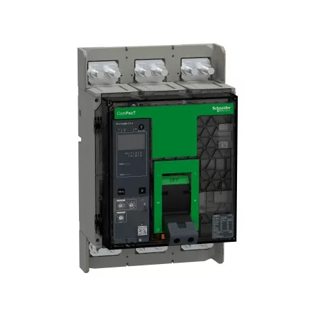 Schneider C160N450FM NS 1600 N 4P fix kézi vezérlésű készülék mellső csatlakozás Micrologic 5.1