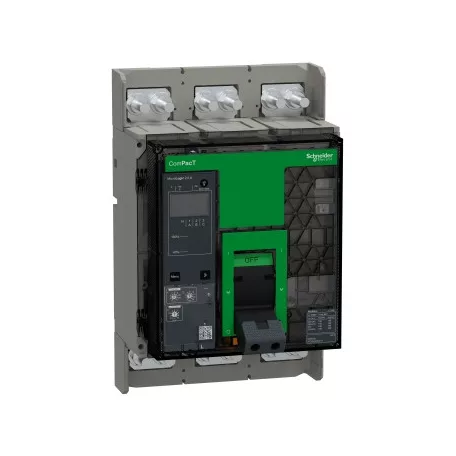 Schneider C160N460FM NS 1600 N 4P fix kézi vezérlésű készülék mellső csatlakozás Micrologic 6.1