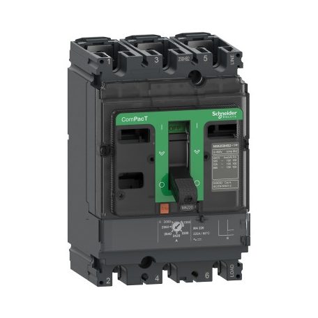 Schneider C16H3MA100 NSX160H 70kA AC 3P3D 100A MA