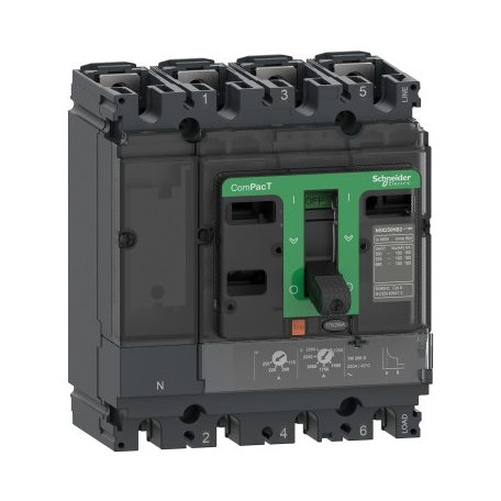 Schneider C25V4TM160 NSX250HB1 75kA AC 4P 160A TMD