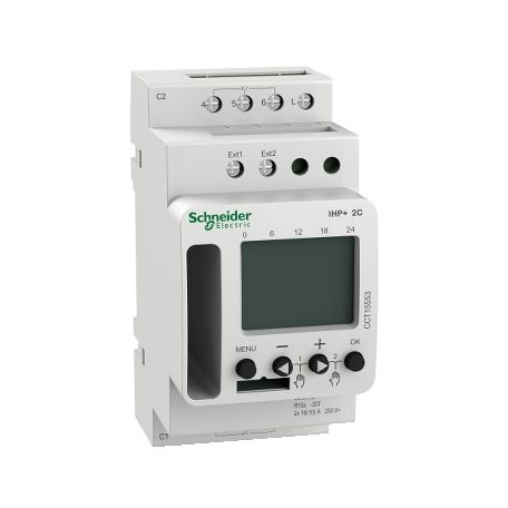 Schneider CCT15553 ACTI9 IHP+ 2C SMARTw (24/7) programozható időkapcsoló