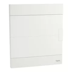   Schneider EZ9EUB212 EASY9 EU Kiselosztó, 24 modul, PE+N sínnel, teli ajtóval, süllyesztett
