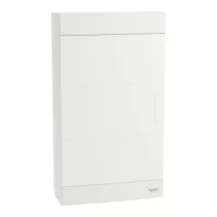   Schneider EZ9EUD312 EASY9 EU Kiselosztó, 36 modul, PE+N sínnel, teli ajtóval, falon kívüli