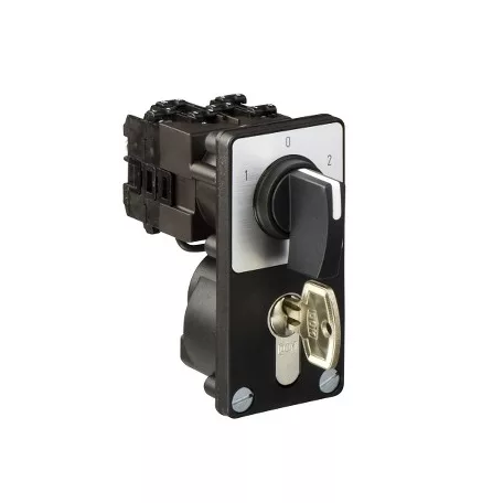 Schneider K1F003UZ4 Harmony K bütykös kulcsos választókapcsoló - 3 pólus - 12 A - fekete kar