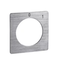   Schneider KZ18041 Harmony K bütykös kapcsoló címke, 0 - 1 - 45 x 45 mm