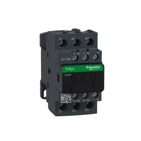 Schneider LC1D32R7 AC mágneskapcsoló, 15kW/32A (400V, AC3), csavaros csatlakozás, 1Z+1NY
