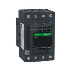   Schneider LC1DT80A3E7 4 pólusú Everlink mágneskapcsoló AC1 415V 80A rugós vezérlő sorkapoccsal 48V AC 50/60Hz