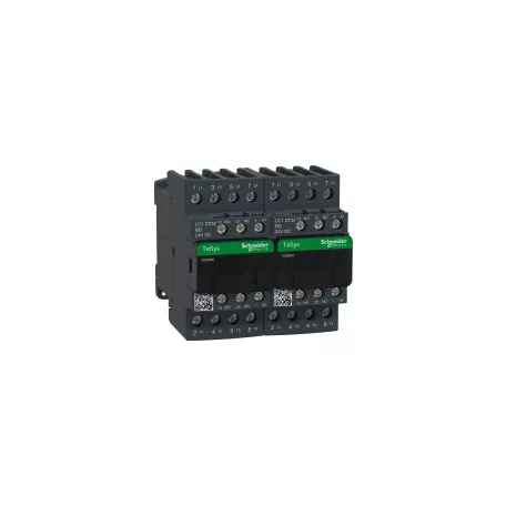 Schneider LC2DT20BD DC irányváltó, 20A (AC1), csavaros csatlakozású, 4Z pólus