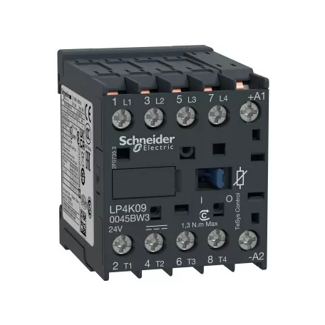 Schneider LP4K090045BW3 Mágneskapcsoló 20A/AC1 24V DC