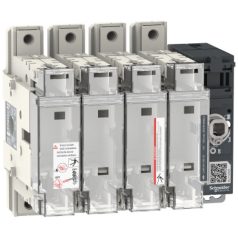   Schneider LV481414 FuPact GS SDF 125A 4P DIN00 mellső vagy oldalsó vezérelhetőség