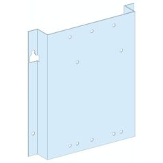   Schneider Electric LVS03080 Szerelőlap NS-INS630, függőleges, rögzített, billenőkaros kapcsoló, csatornába