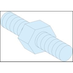   Schneider Electric LVS03185 4db M5 hatlapú távtartó Magasság=9mm