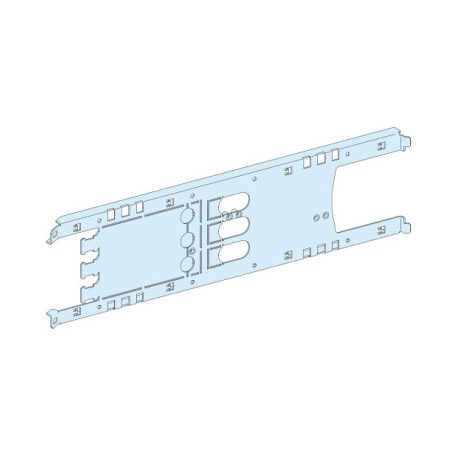 Schneider Electric LVS03413 Szerelőlap NS250, vízszintes, rögzített/dugaszolható, rotációs/motoros, 3P