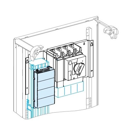 Schneider Electric LVS04074 Univerzális teljesítmény-csatlakozó blokk 400/630A