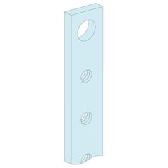   Schneider Electric LVS04162 4 db sín menetes lyuk. 250A hossz=1000