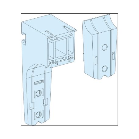 Schneider Electric LVS04256 10db vízszintes vezetékcsatorna tartó