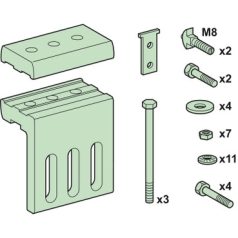   Schneider Electric LVS04638 Függőleges/vízszintes sín csatl. 4000 A